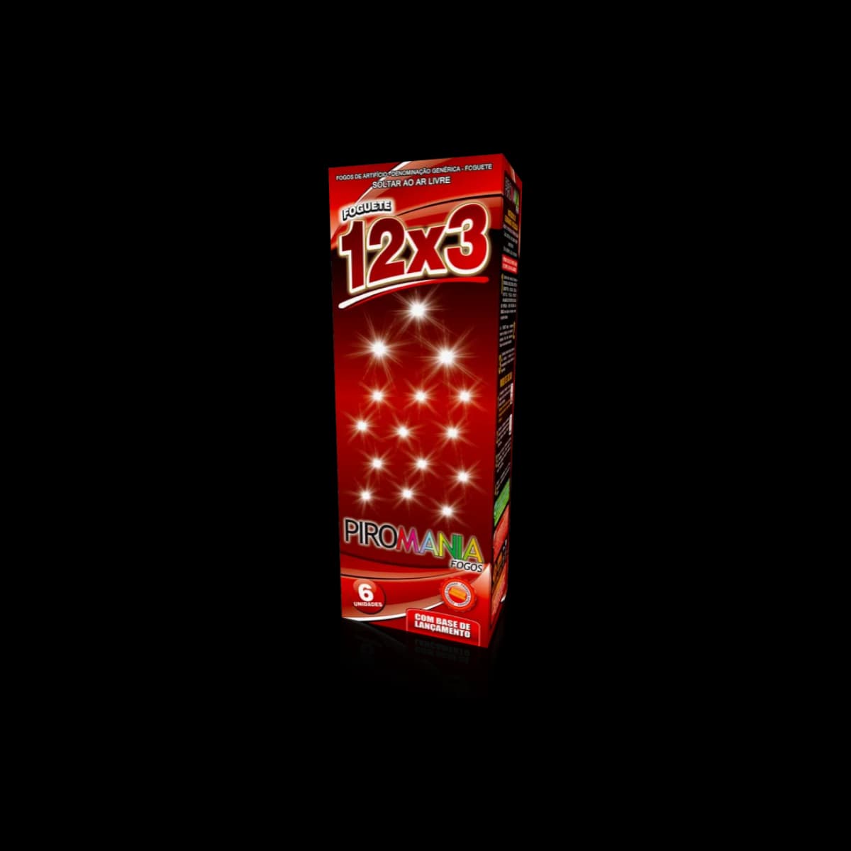 Foguete 12x3 - Caja x6