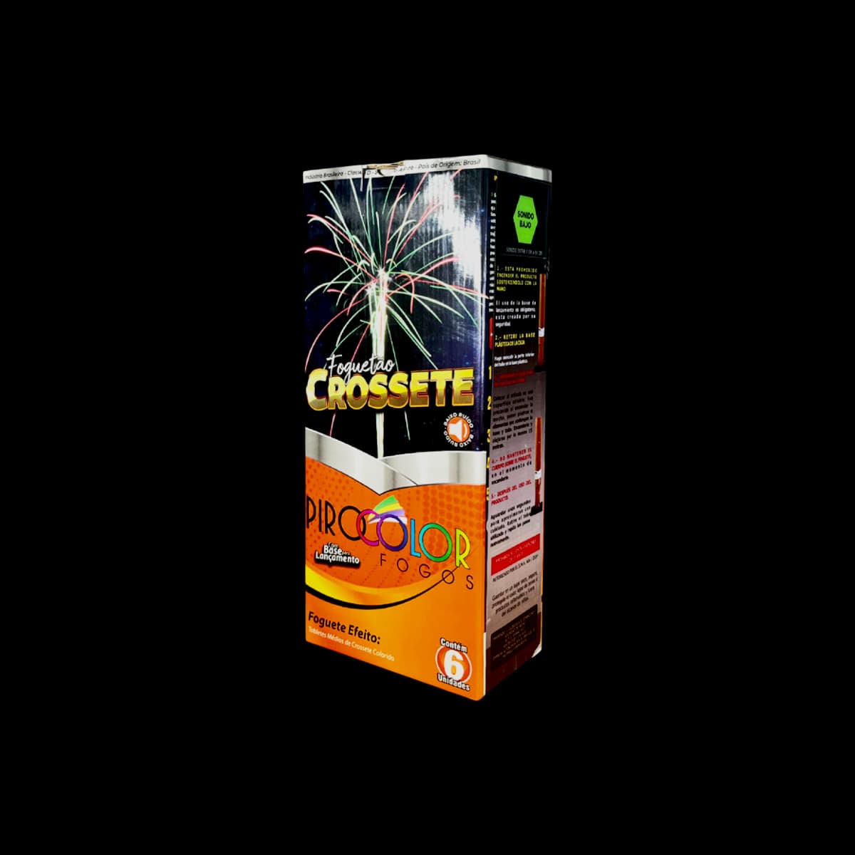 Foguete Crossete - Caja x6