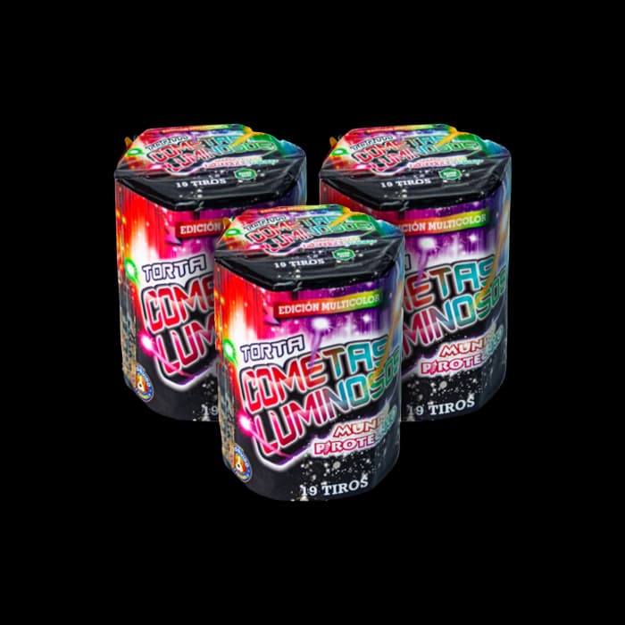 Pack x3 Cometas Luminosos - 19 Tiros