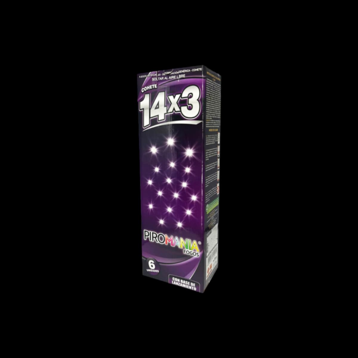 Foguete 14x3 - Caja x6