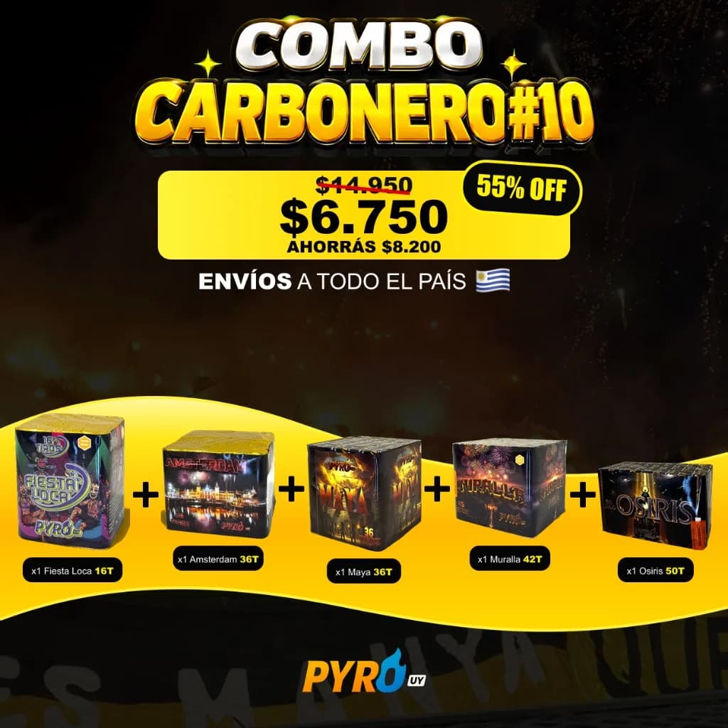 Combo Carbonero #10