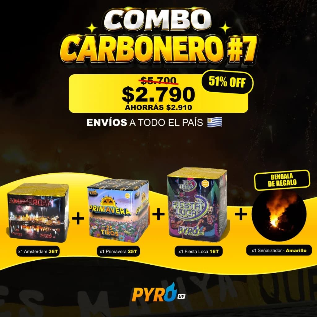 Combo Carbonero #7