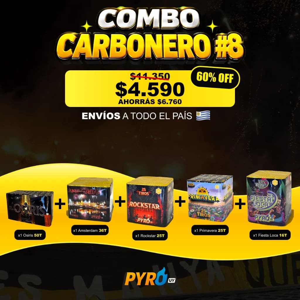 Combo Carbonero #8